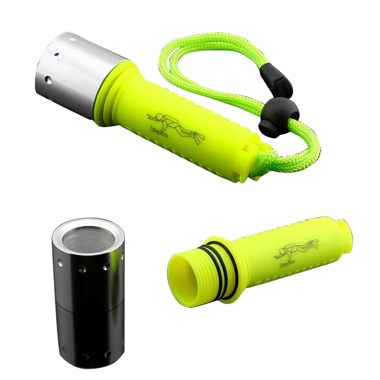 2017 Newest Diving Equipment Light Most Powerful Waterproof Led Diving Waterproof Flashlight