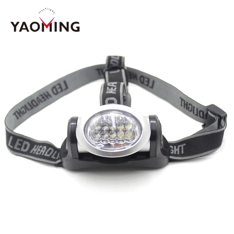 Plastic Powered by 3AAA battery 3 function led headlamp motorcycle for camping