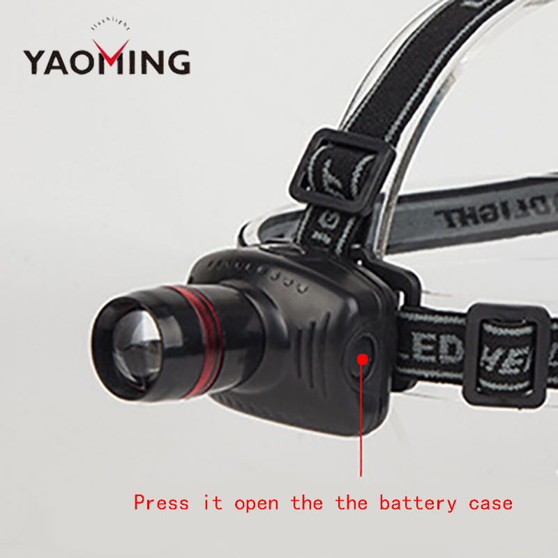 Yaoming powerful motorcycle bike waterproof 1000 lumen led flashlight headlamp