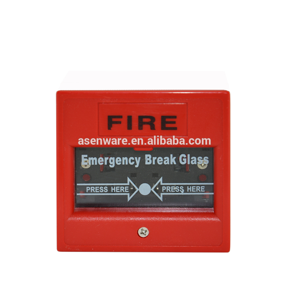 Conventional fire alarm break glass type manual call point
