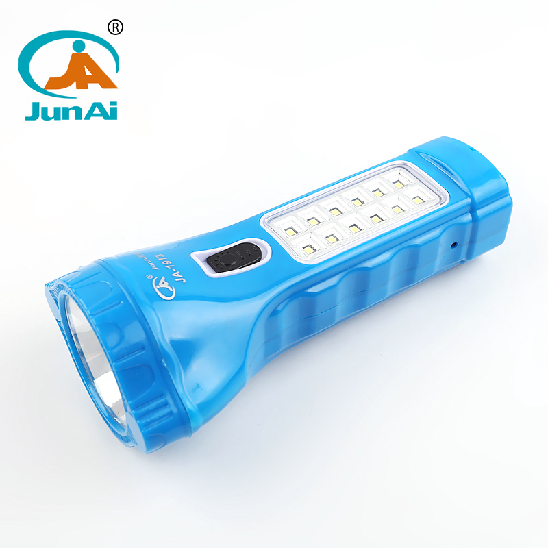 1 year warranty rechargeable led flashlight Model No. JA-1913