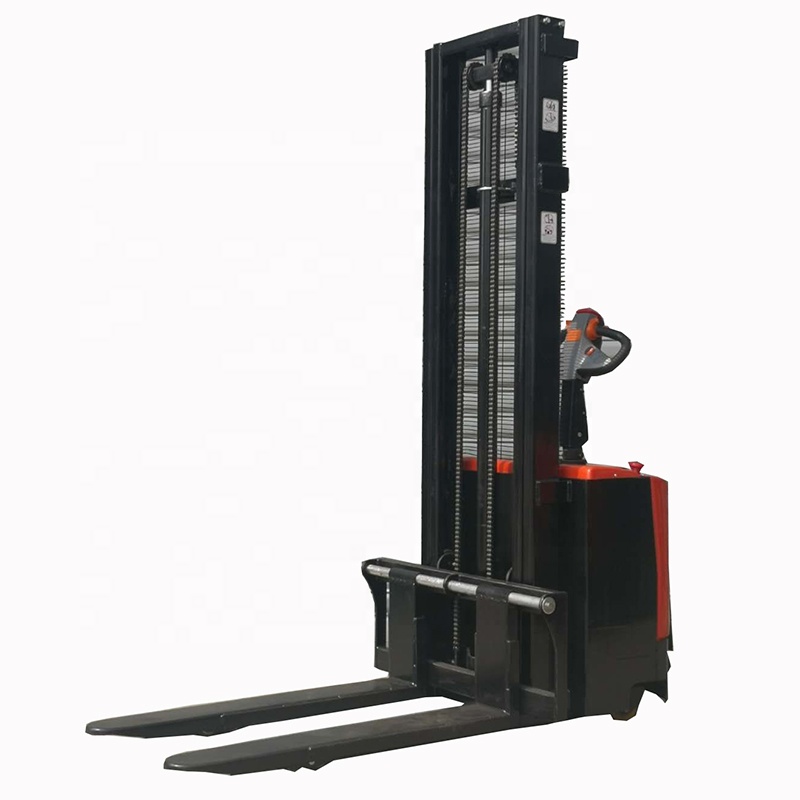 Pallet Truck Lift Stacker 2 Ton Electric Battery Forklift Used In Warehouse