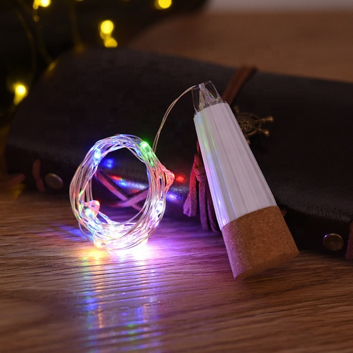 USB Rechargeable String Light Cork Plug Wine LED Bottle Lights