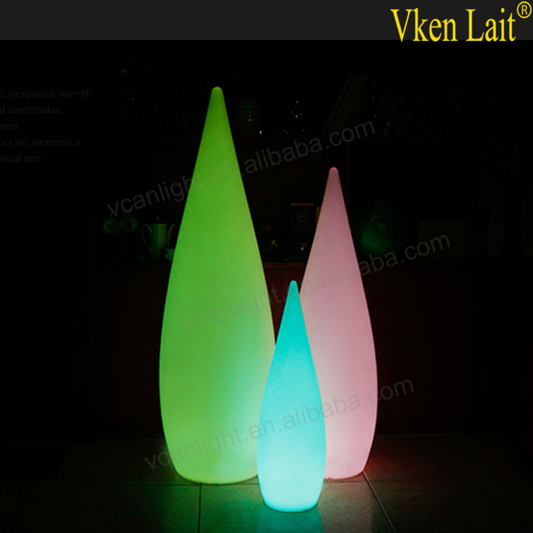 decoration light aluminum flower vase floor lamp