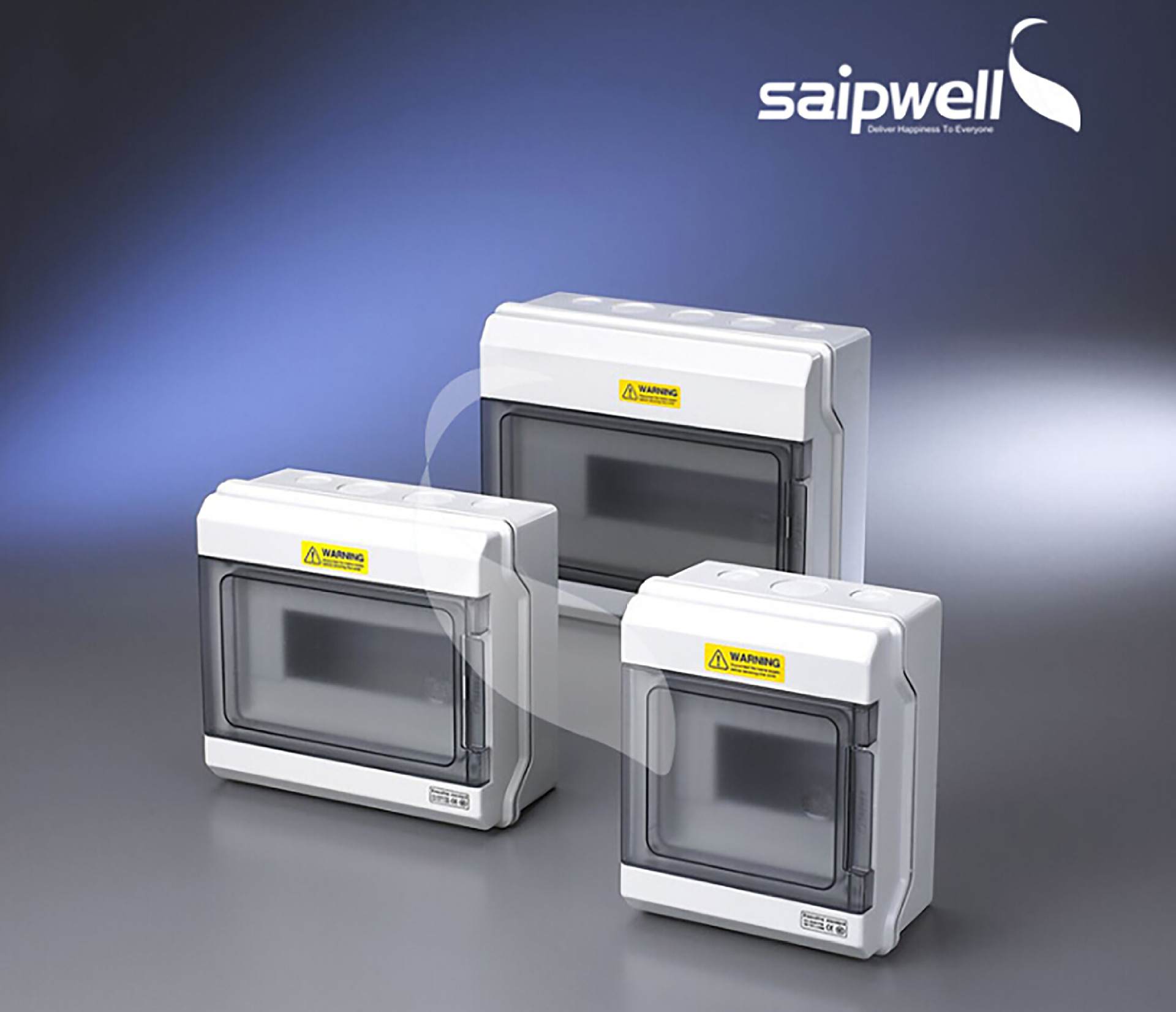 Saipwell YIP66 High Quality Wall Mounted Weatherproof Circuit Breaker  36ways Enclosures