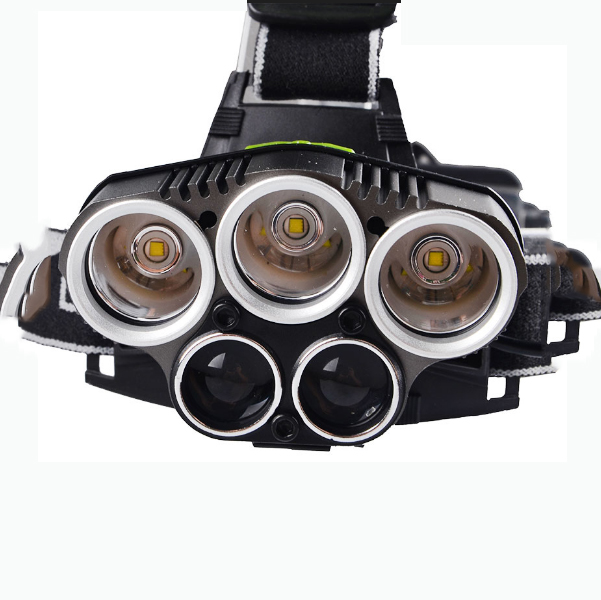 3XT6 2 XPE bulb rechargeable 5 led USB headlamp led headlight