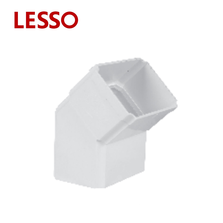 LESSO PVC-U Square Rainwater pipe Fittings square water-our elbow