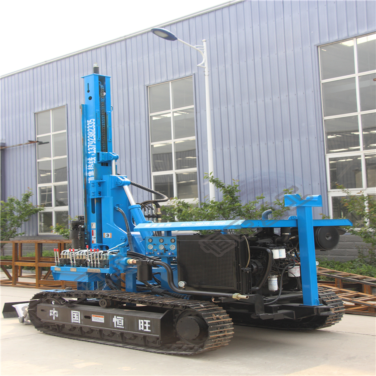 ground screw machine pile driver gasoline pile driver pile driving barge