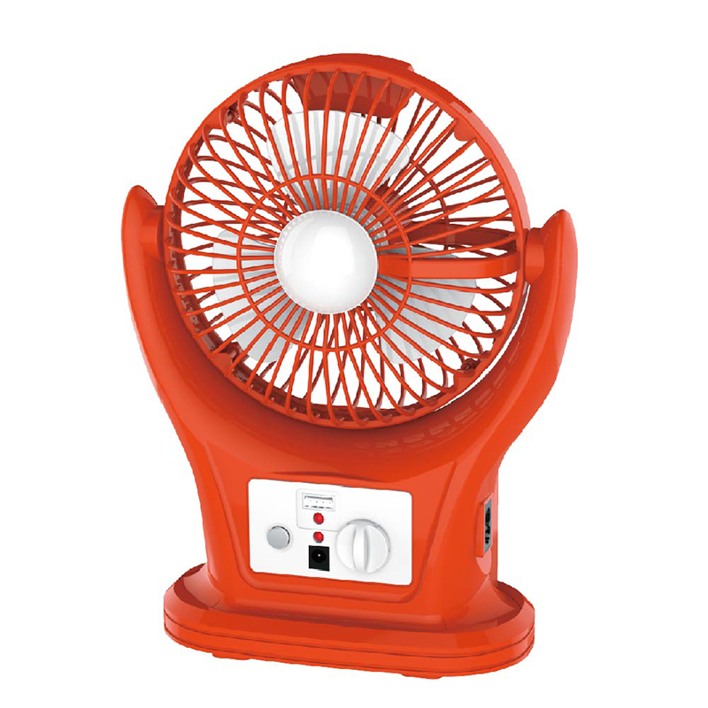 2019  solar rechargeable Fan with light  for student