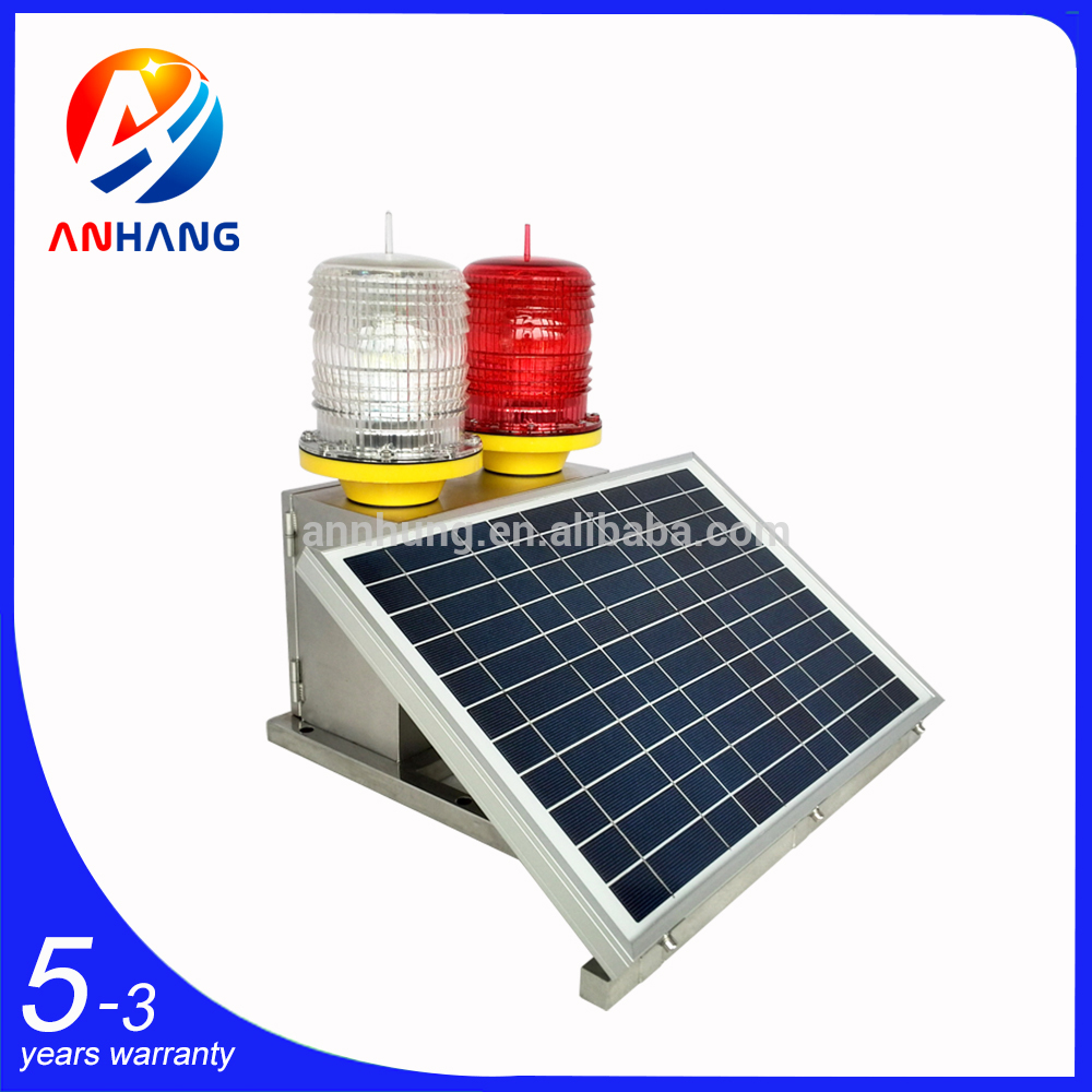 AH-MS/R Medium-intensity Dual Solar Aviation Obstruction Light