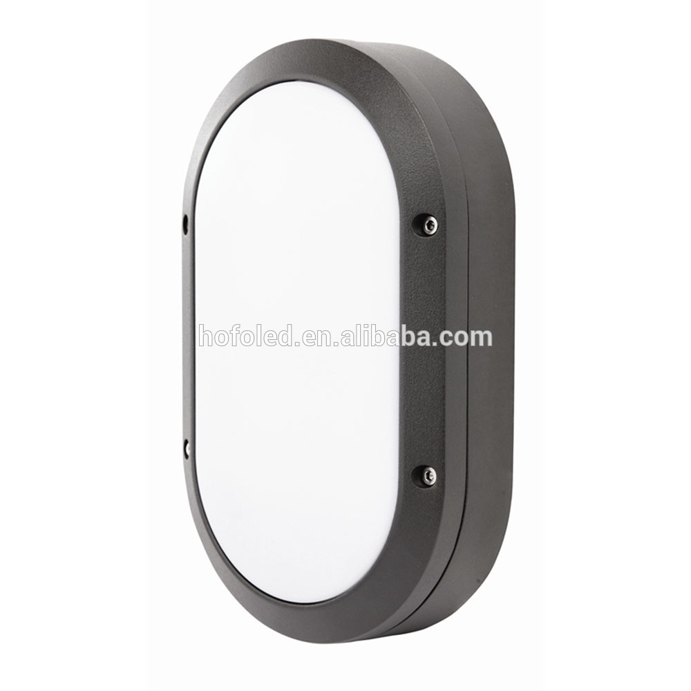 outdoor wall lamp ip65 15w led oval bulkhead light