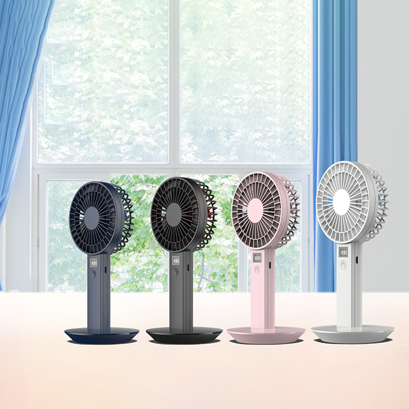 2019 North America Distributor Wanted Mini Handheld Portable Air Cooler Fan Rechargeable with Led Screen