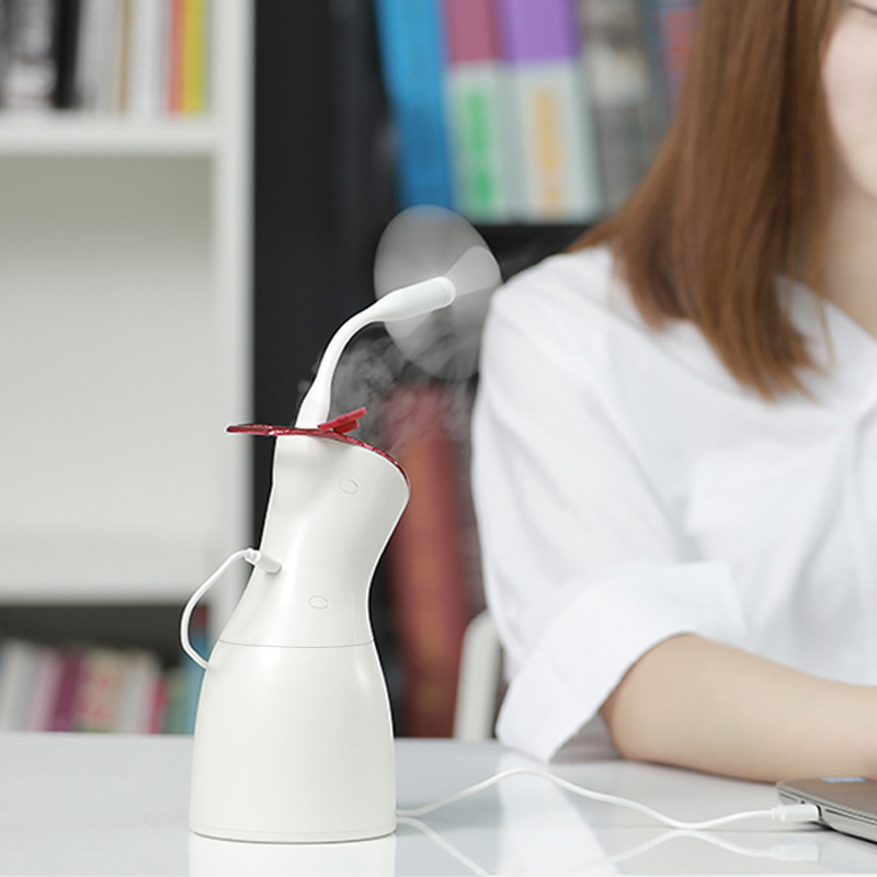 Unique style New Ultraviolet light function inhibits bacterial disinfection usb home office humidifier