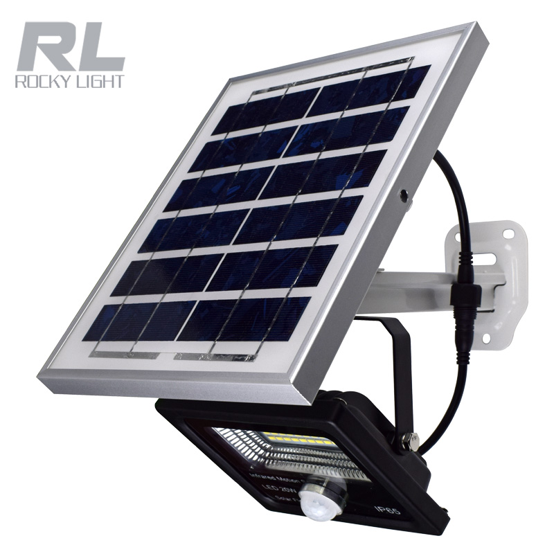 IP65 SMD LED Solar floodlight 20W with Infrared Sensor