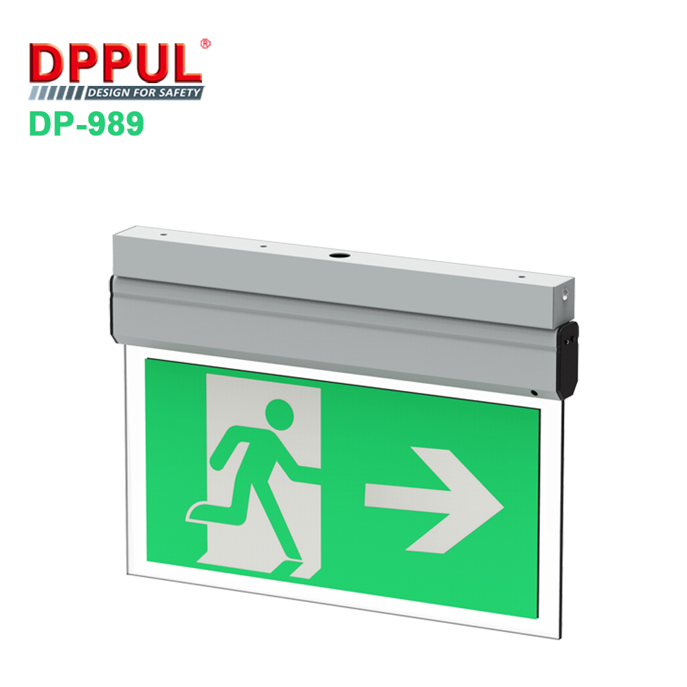 Battery Operated Fire Resistant LED Emergency Exit Sign