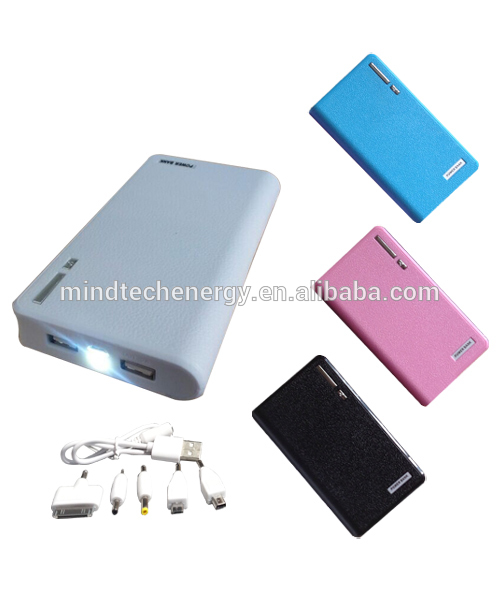 2018 new portable power bank with flashlight