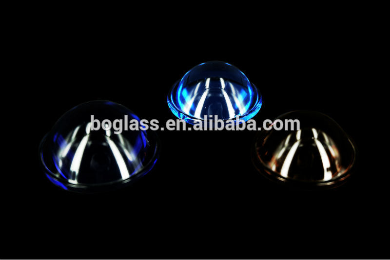 204 best selling colored glass lens for LED light