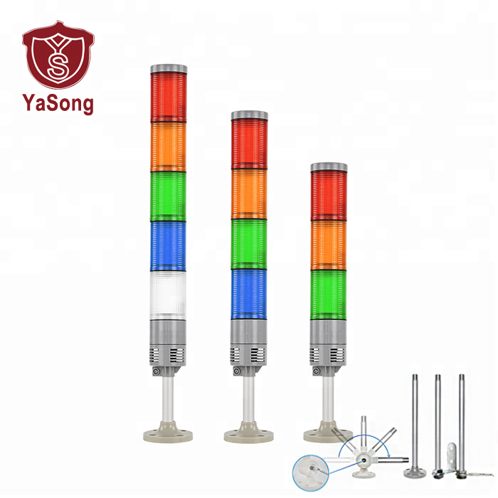 LTA-052J-2 Wholesale three length size signal light tower for workshop