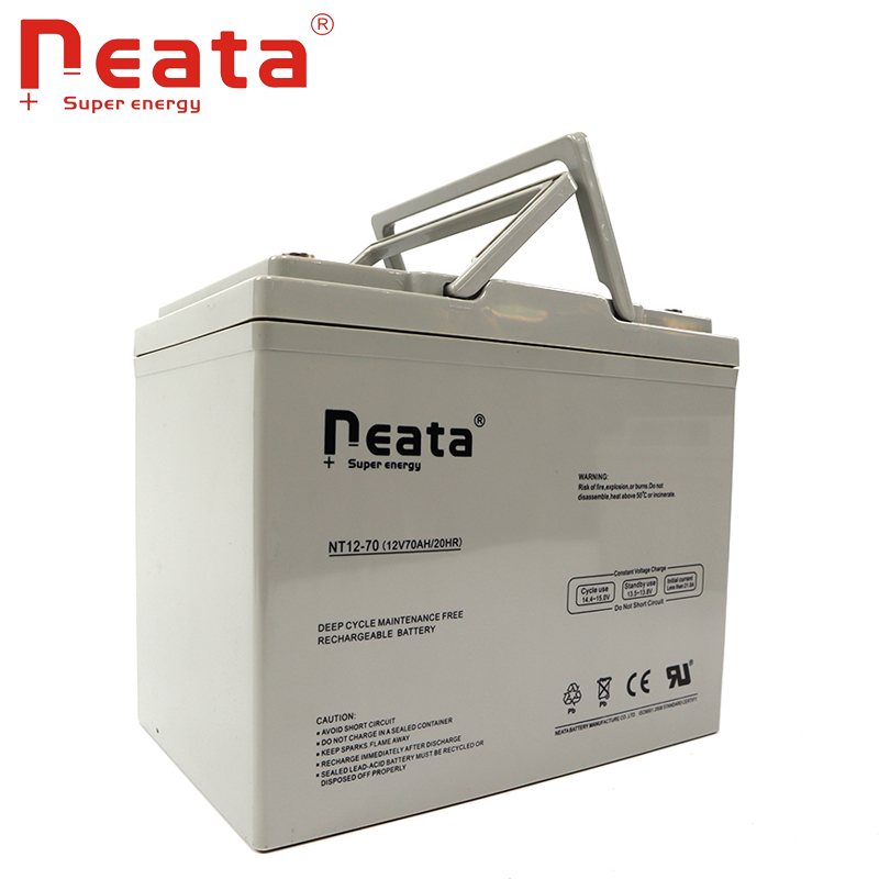 NEATA Best quality AGM VRLA deep cycle 12V 70AH lead-acid battery