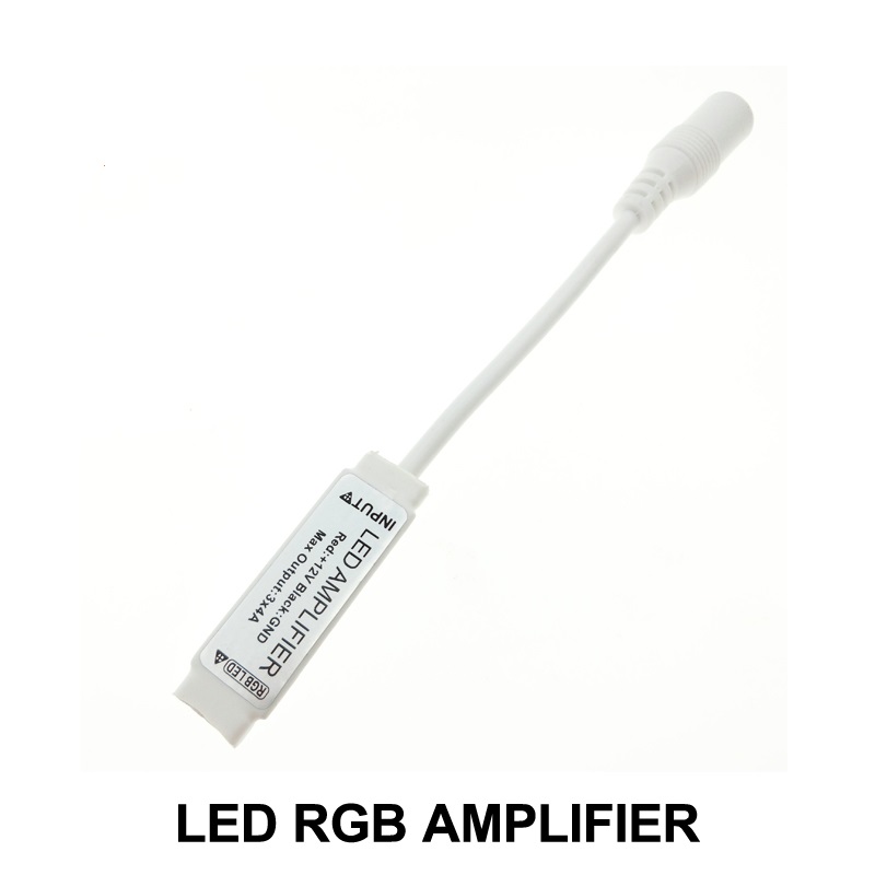 DC12V 3*4A Mini LED Amplifier for RGB LED Strip with DC plug