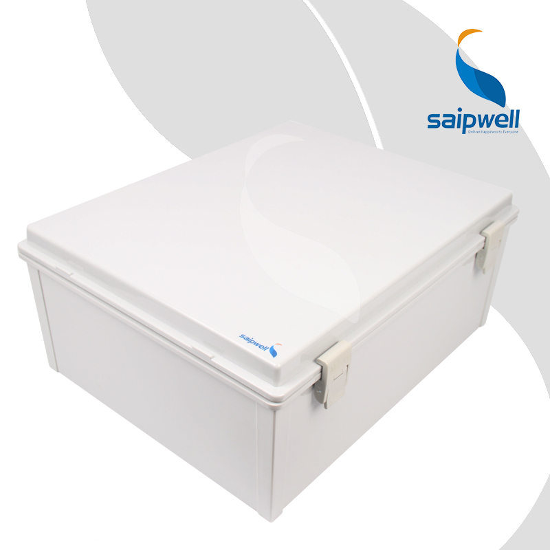 Saipwell Plastic Box Hinged Lid Container Electric Cabinet (400*500*200) SP-MG-405020/ Waterproof enclosure