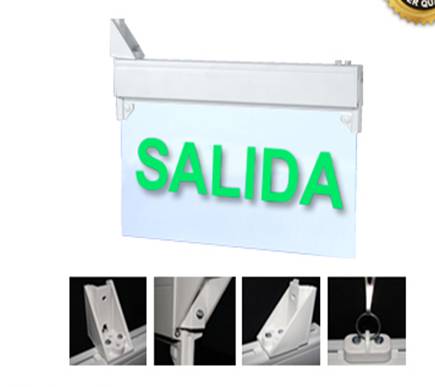 IEC certified emergency light SALIDA popular in South America