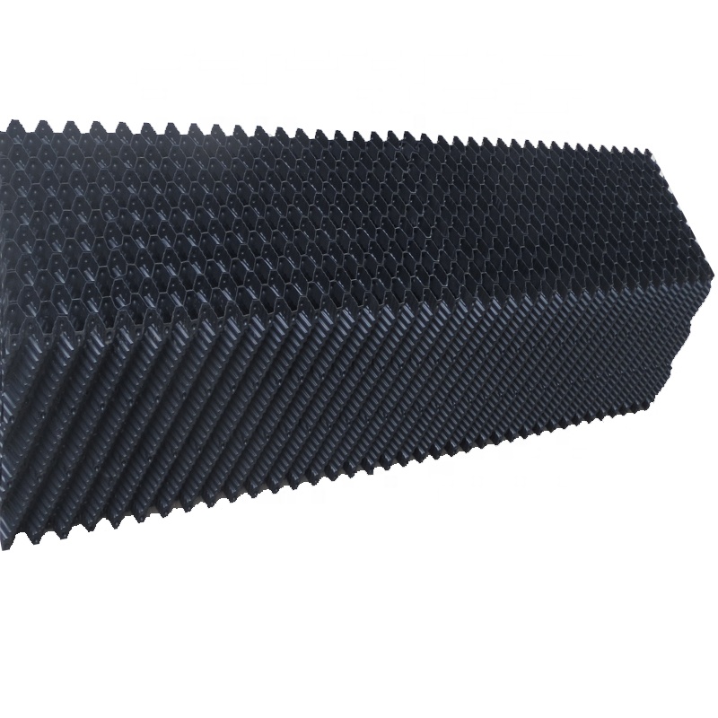 customized flute size 19mm pvc fills  honeycomb cooling tower fill