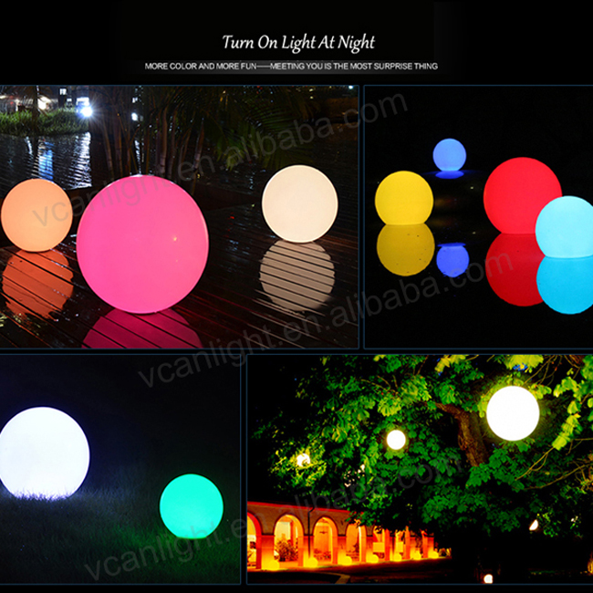 led light ball for pool light pool ball/led light glass ball Battery led light balls for party/event