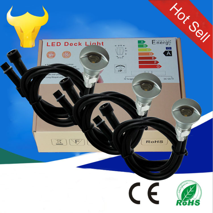 0.4w outside underground deck light recessed IP67 waterproof led deck light