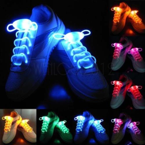 LED Shoelaces Flash Light Up Glow Stick Strap Shoelaces for Disco Party