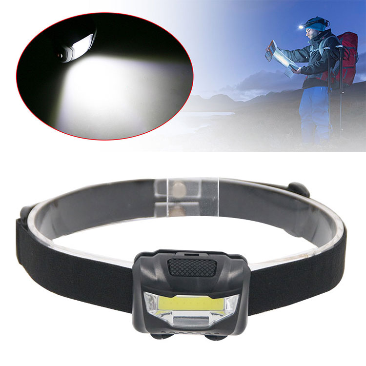 Lightweight COB LED Headlamp Adjustable Focus Hand Torch Lamp