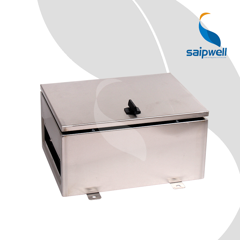 SAIPWELL Outdoor IP66 NEMA 4X Waterproof 300X300X150MM Stainless Steel Box