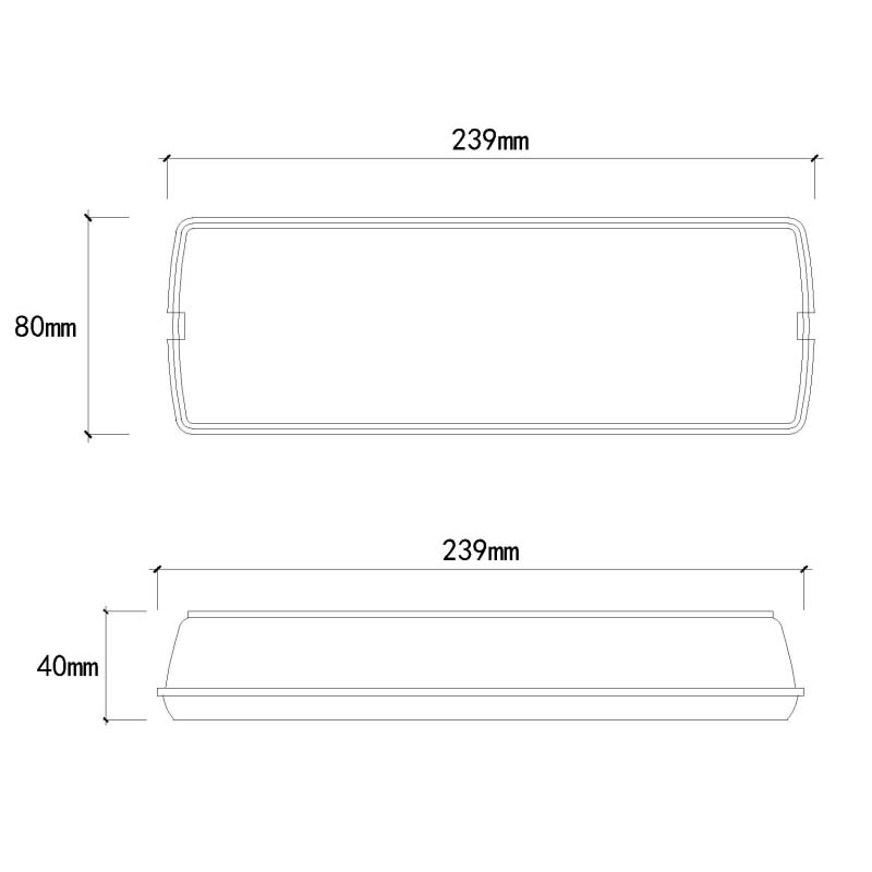 10 pcs LED Rechargeable Emergency Light for Home with CE