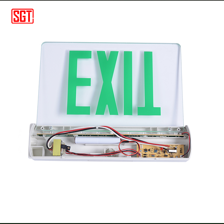 Exit and emergency lighting emergency led exit light emergency power exit signs light with battery
