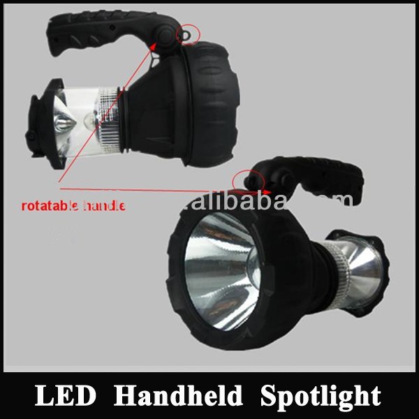 Wholesale Fishing light Two lamps LED Searchlight lead acid lithium battery Rechargeable fishing light