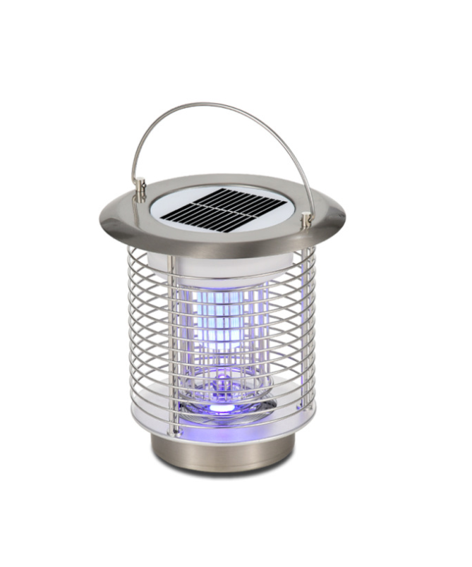 In/Outdoor Portable LED Electronic Mosquito Repellent Lamp Solar Mosquito Light with USB