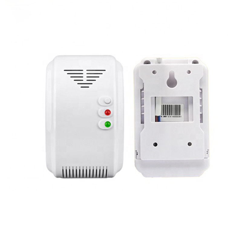 Best seller combustible natural gas detector liquefied petroleum gas alarm with Solenoid valve