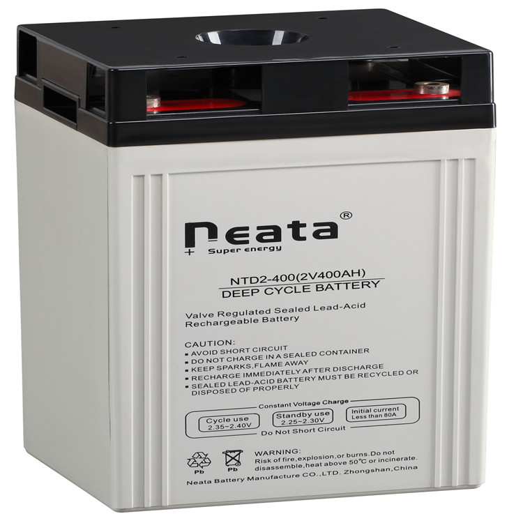 Neata Deep Cycle Rechargeable Solar Battery 2v400ah