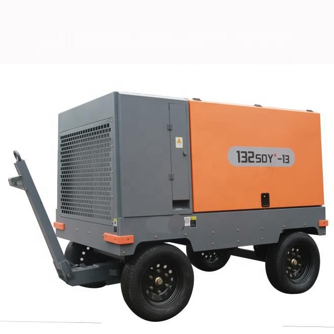 Portable air screw compressor machine prices