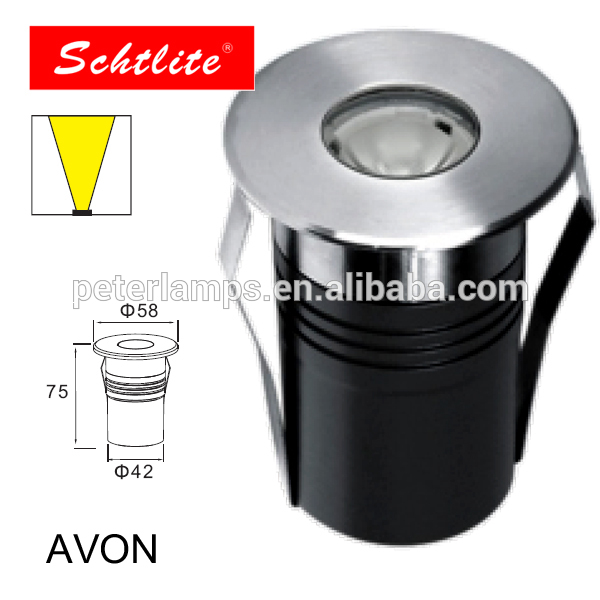 AVON.S1. AC100-240V colorful led inground garden light D=62MM diameter