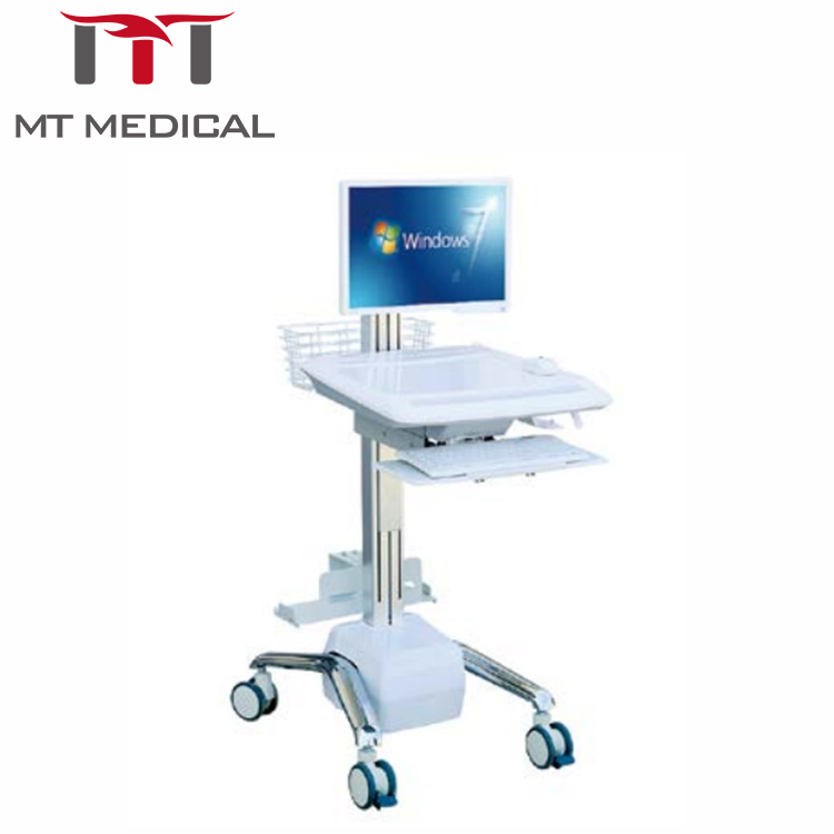 Medical Movable Wireless Computer Nursing Trolley