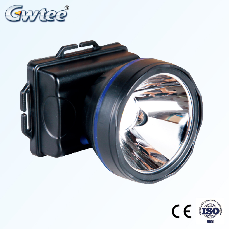 5W high quality powerful mining led rechargeable headlamp with lithium battery