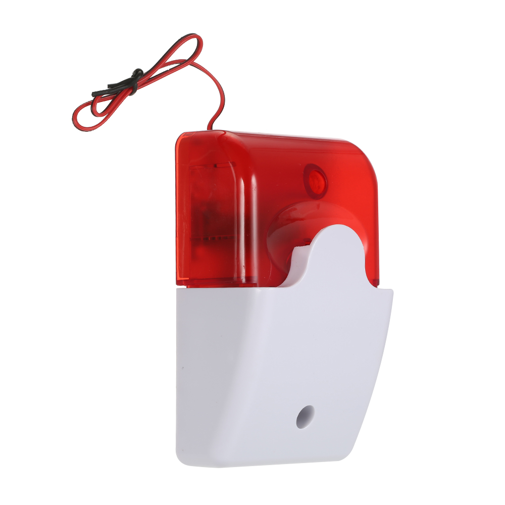 Cheap price  12V  24V Mini Alarm Siren with Strobe Light