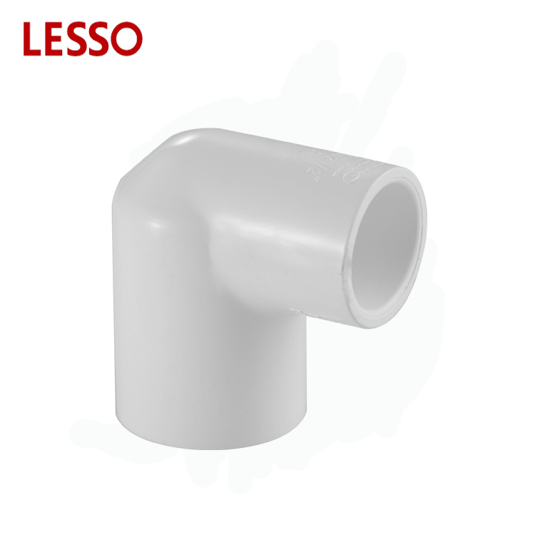 LESSO ASTM standard PVC SCH 40 Schedule 40 fittings 90 degree elbow