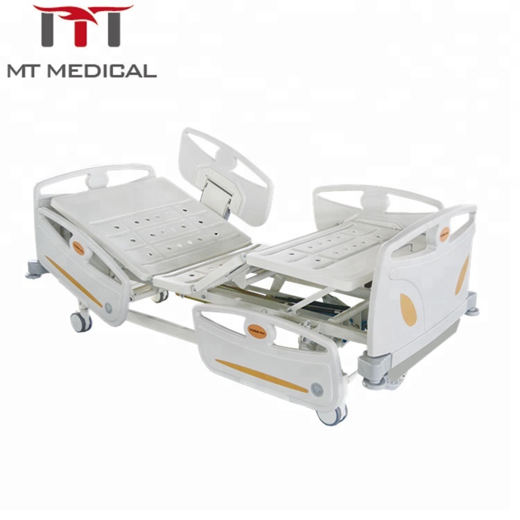 Popular 3 functions electric hospital bed from China 3 cranks ABS medical bed