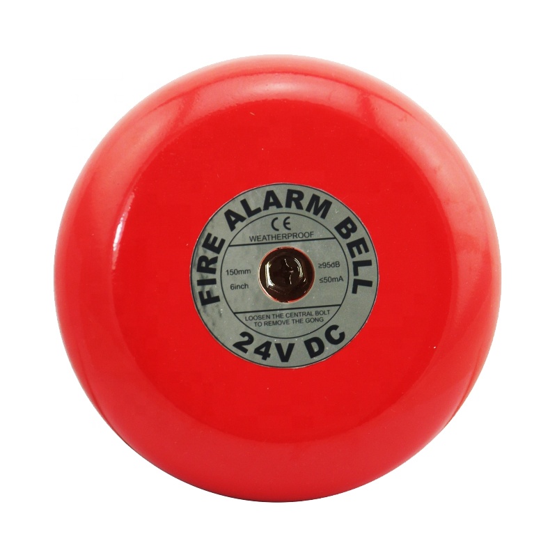 High volume 24VDC 6inch  addressable fire alarm bell with factory price