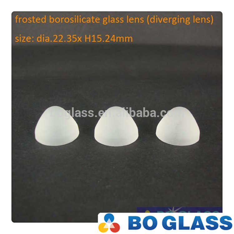 molded led light diffuser lens, glass lens