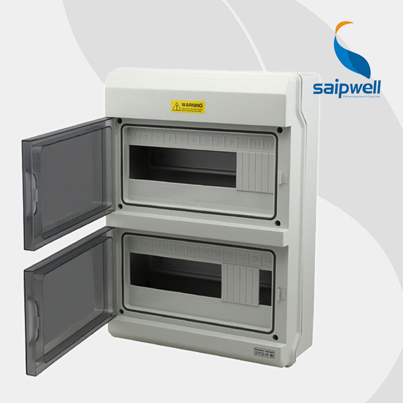 SAIPWELL J 24 Ways Two Floor Power Distributing IP65 Project Box Plastic