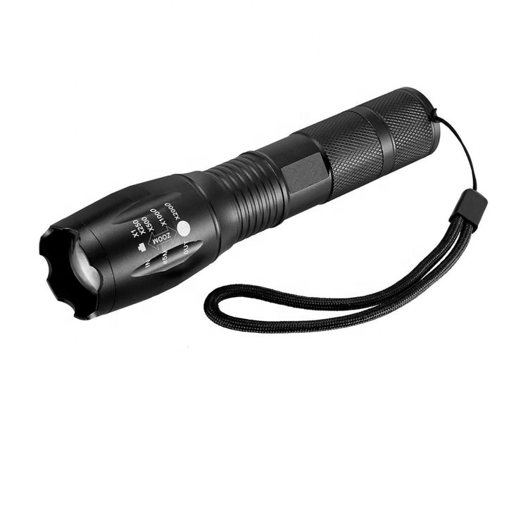 Flashlight tactical police flashlight poplar led torch lamp