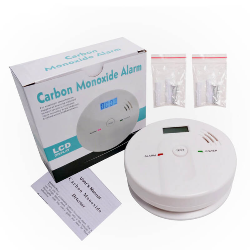 CO Sensor 85dB Carbon Monoxide Detectors LCD CO Gas Sensor Detectors